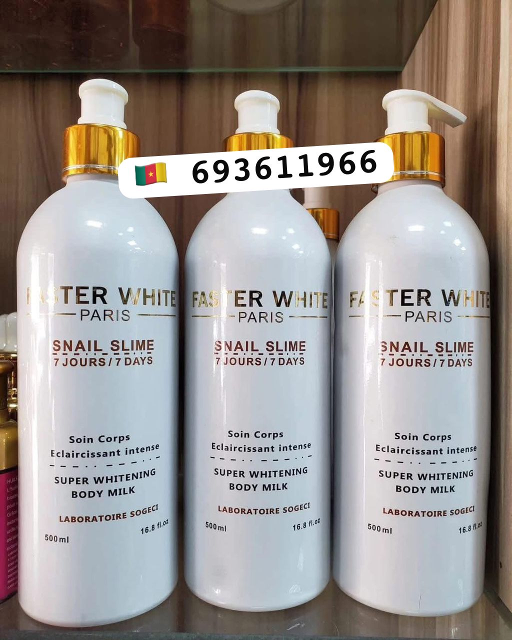 Le lait FASTer White Paris – Snail Slime 7 DAYS*✨ 💯 pour 💯 original
