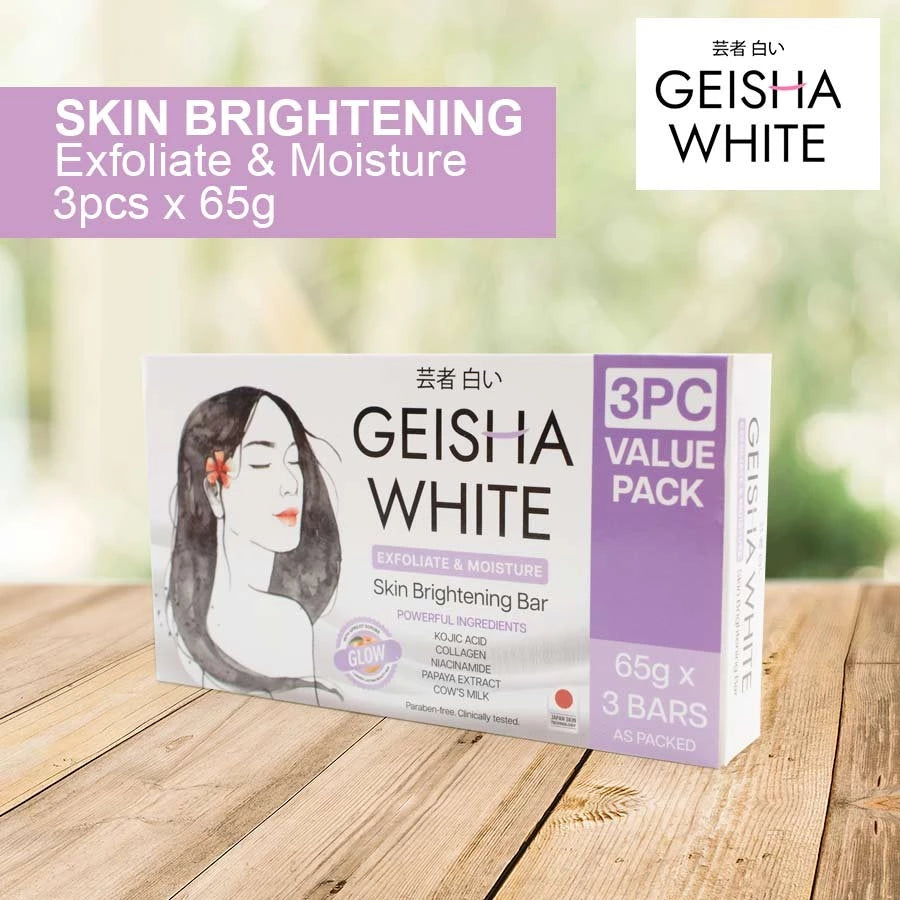 Geisha White Glow (3 savons de 65 g)