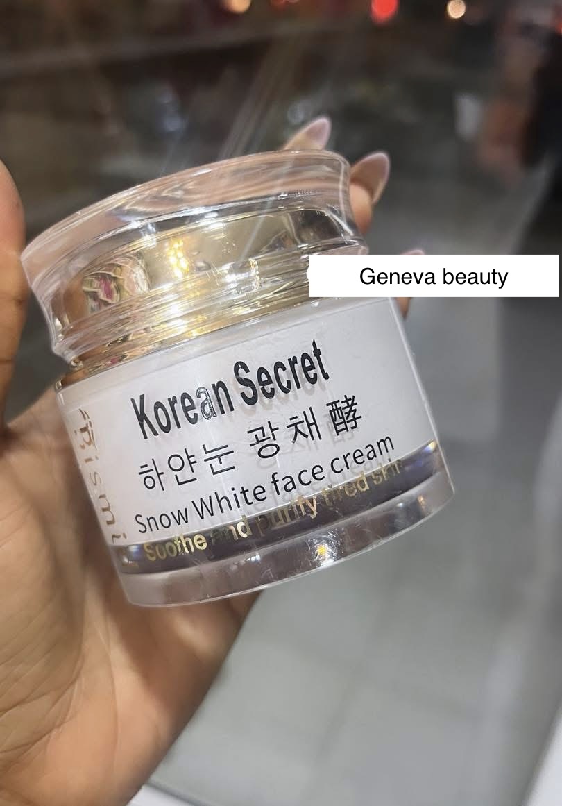 Crème visage Snow White Korean