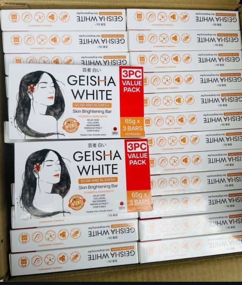 SAVON GEISHA WHITE INTENSE